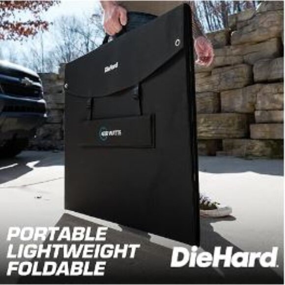 DieHard Solar Panel, 400-Watt, High-Efficiency, Adjustable, Foldable, Flexible, - Picture 5 of 8